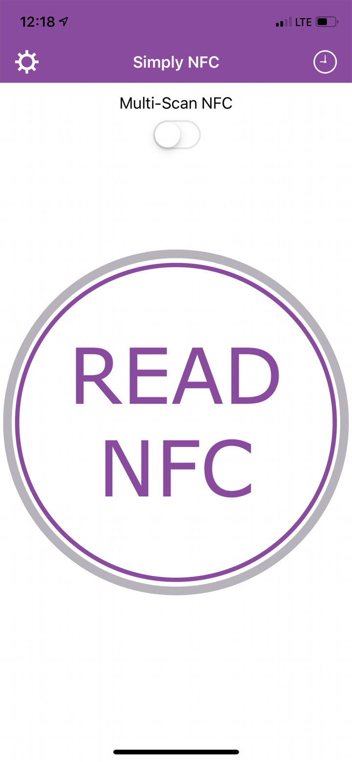 Simply NFC - Tag Writer/Reader screenshot 1