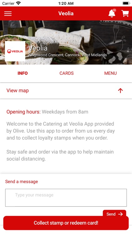 Catering at Kingswood