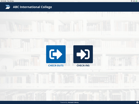 Accessit Kiosk iPad screenshot