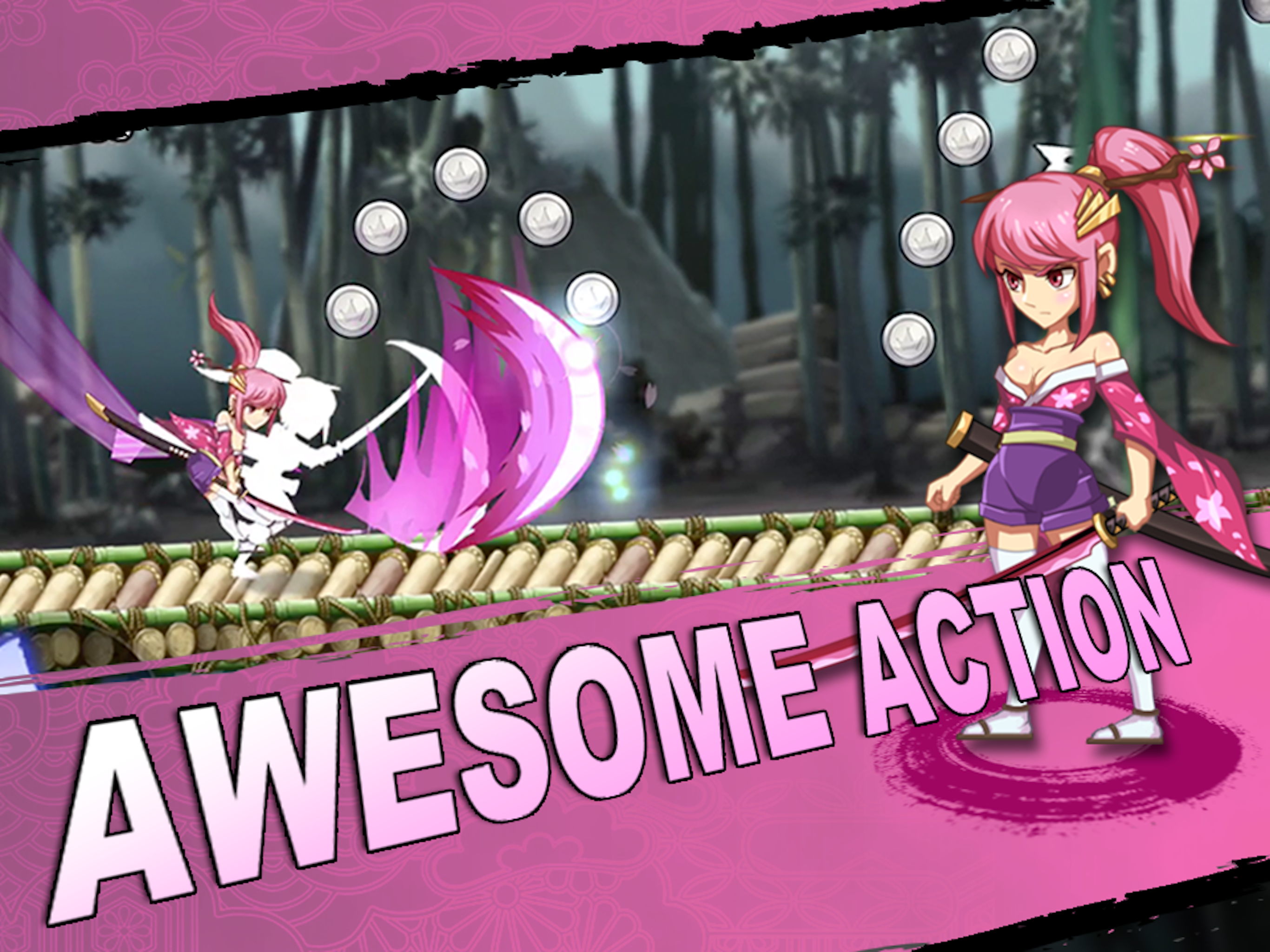 Sakura Tales : Ninja Run&Fight
