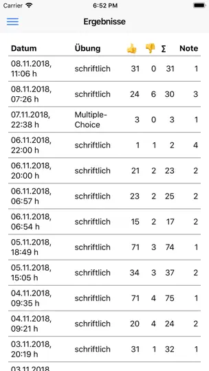 Screenshot von Navigium-Online auf dem iPhone 5