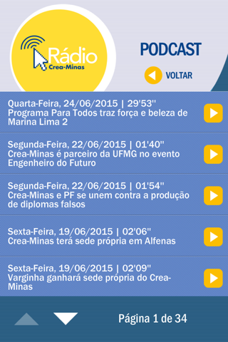 Rádio Crea Minas screenshot 2