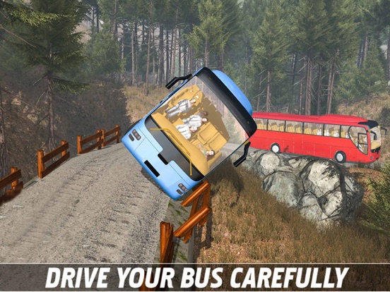 Tourist Bus Off Road Drive Sim iPad screenshot