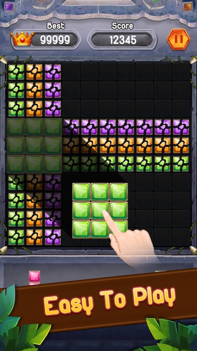 Screenshot #2 pour Block Jewel Crush - Match Game