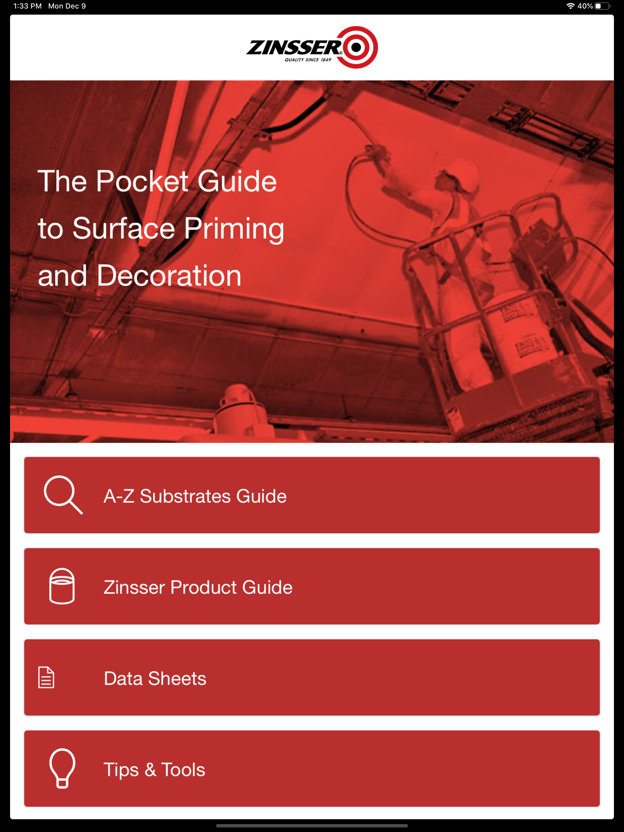 Zinsser Pocket Guide screenshot 5