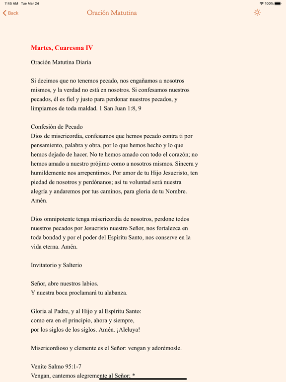 Mission St Clare iPad screenshot 6 - Reference app