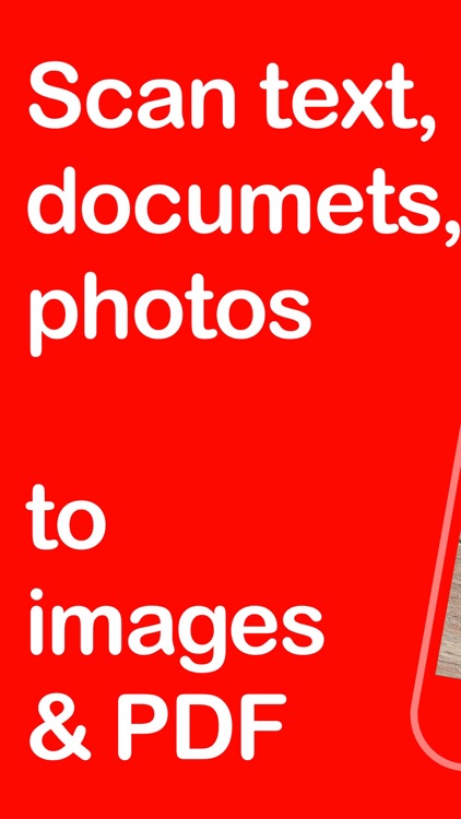 Scan Image,Text, PDF Documents