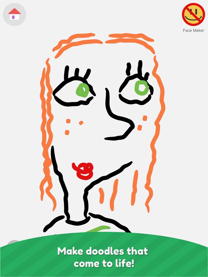 LiveDoodle Draw talking faces