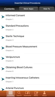 essential clin. procedures 3/e iphone screenshot 2