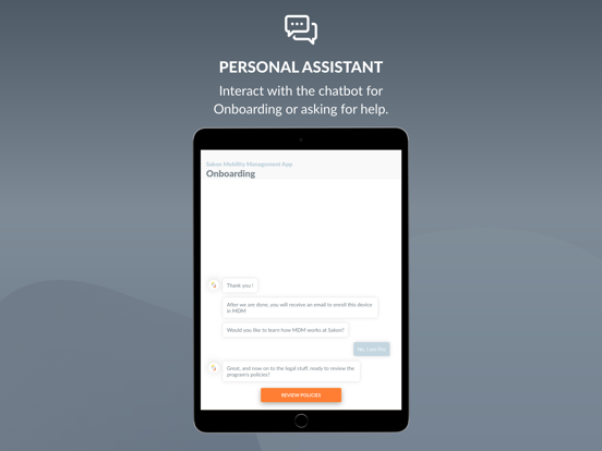 Sakon Mobility Management iPad screenshot 5 - Business app
