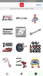 snap-on stickers iphone screenshot 1