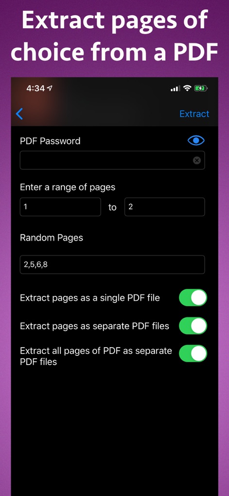 PDF pages Extractor & Splitter - Productivity App | MWM