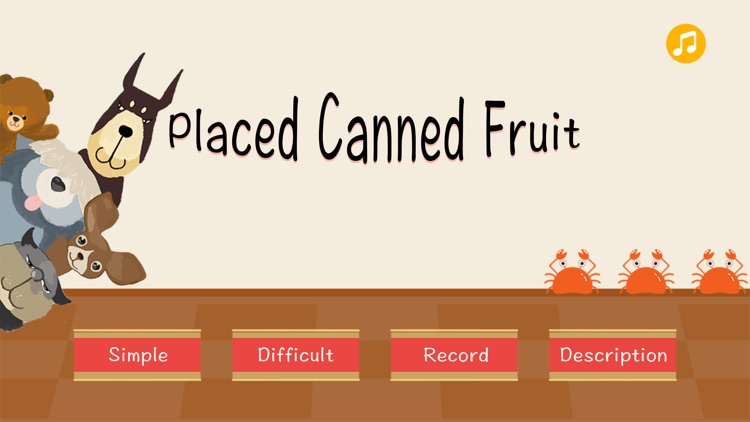 Placed Canned Fruit