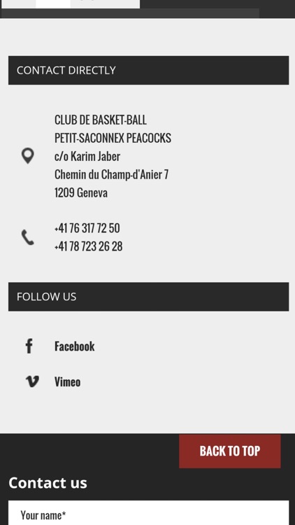 Petit-Saconnex Peacocks screenshot-4