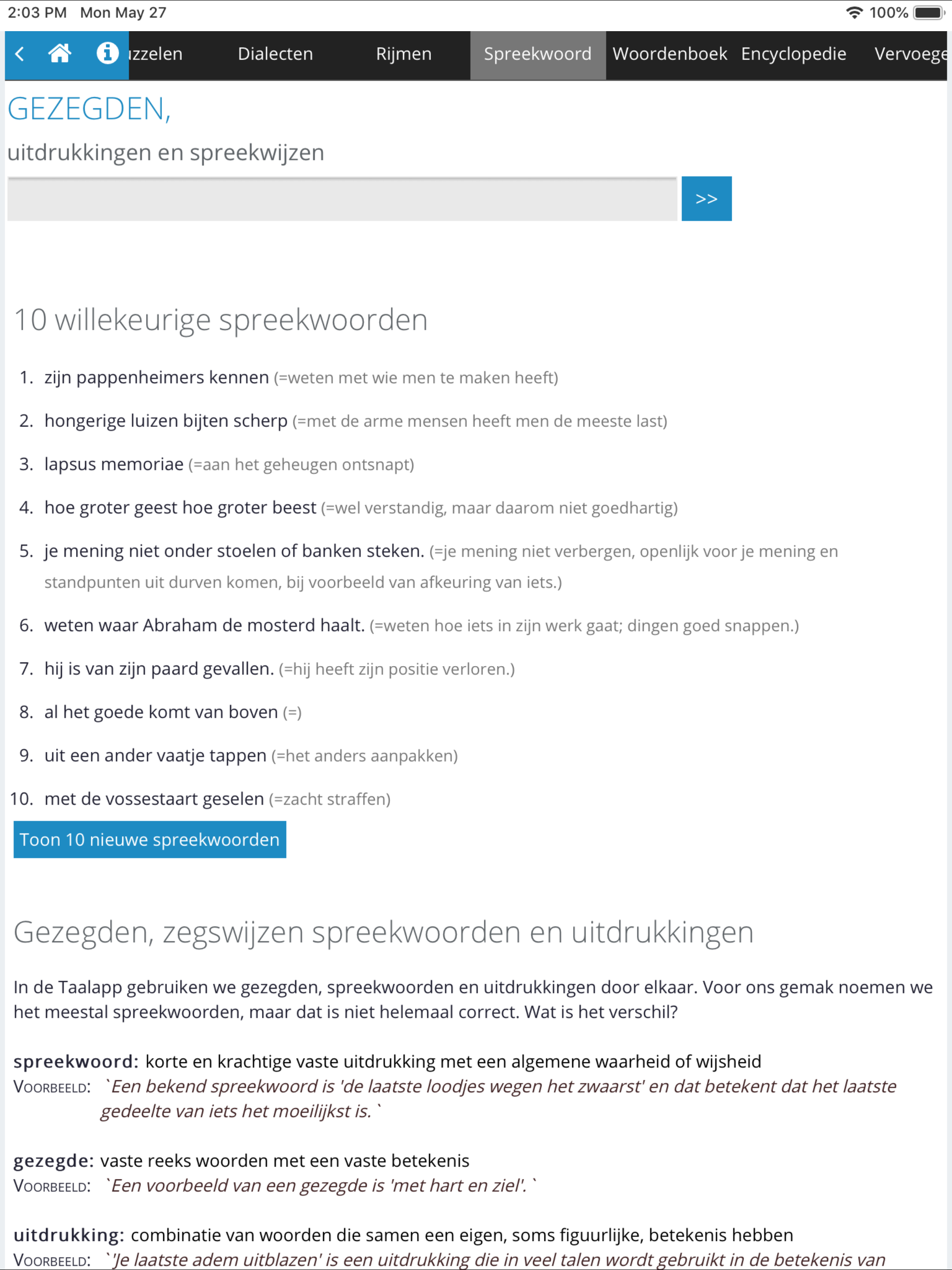 TaalApp screenshot 16