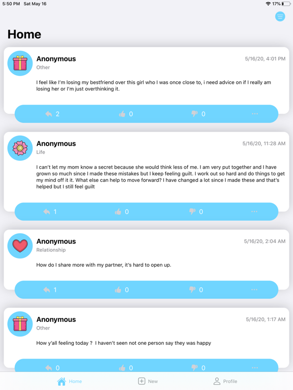 Screenshot #6 pour Honest - Anonymous Advice