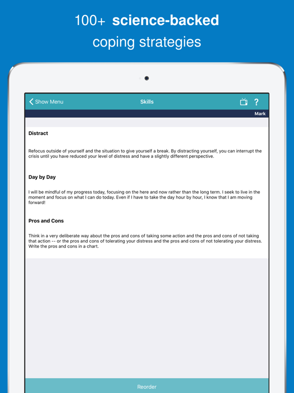 Recovery Path for Clinicians iPad screenshot 5 - Medical app