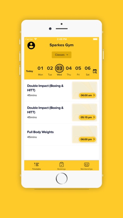 Screenshot #3 pour Sparkes Gym