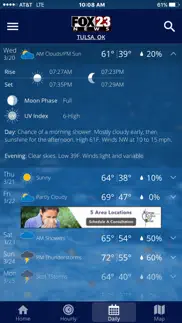 fox23 weather iphone screenshot 1