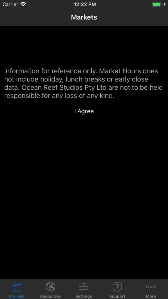 #3. Stock Market Hours Stock Clock (iOS) 由: Thirteen32 Pty Ltd
