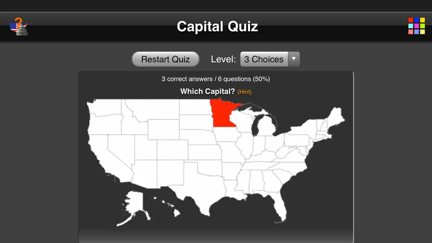 Capital Quiz screenshot 4