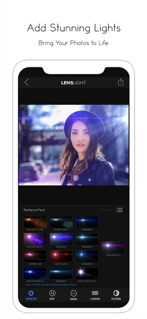 ‎LensLight Visual Effects Screenshot