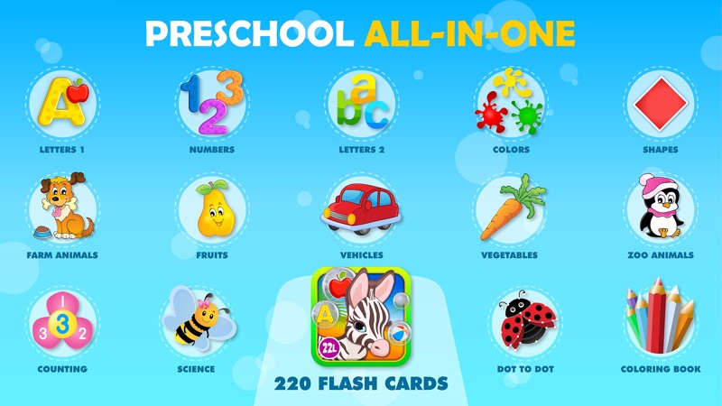 123 Bubble Kids Learning Games screenshot 1