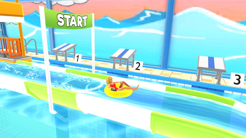 Uphill Rush Water Park Racing screenshot 1