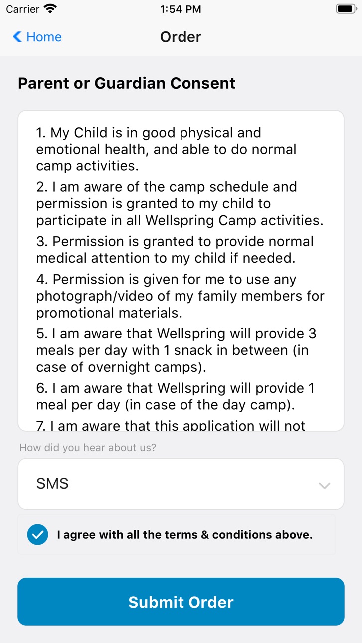 iPhone screenshot