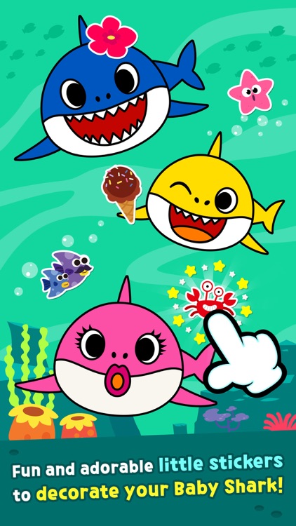 Baby Shark Coloring Book screenshot-3