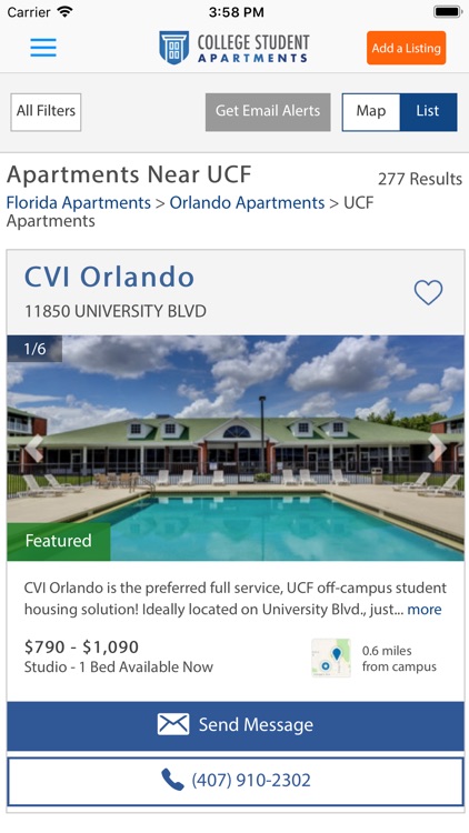College Student Apartments