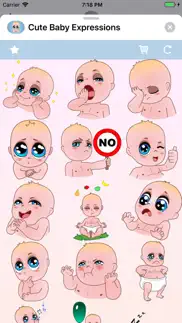 How to cancel & delete cute baby expressions 1