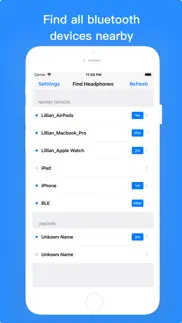 find my headphones & earbuds iphone screenshot 1