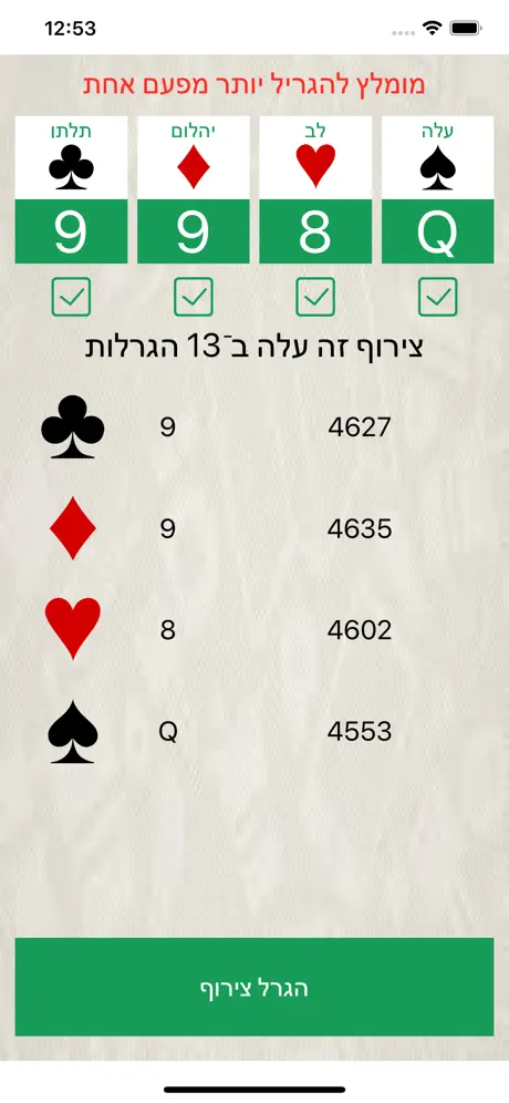 המלצות צ'א-נס