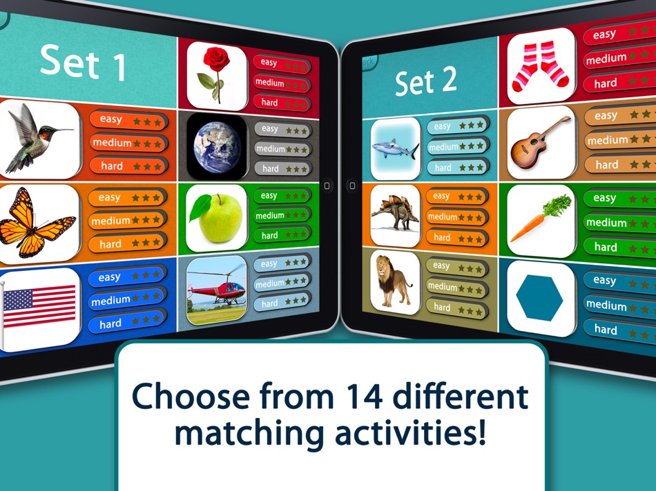 #2. Montessori Memory Matching Fun (iOS) By: Rantek Inc.