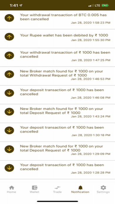 Colodax-India Crypto Exchange Screenshot