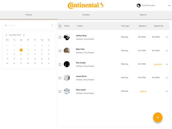 Screenshot #4 pour Continental Visitor Management