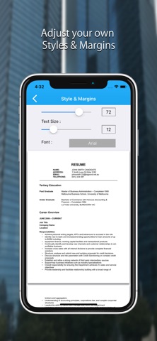 Currículum Vitae · Crear CV screenshot 4