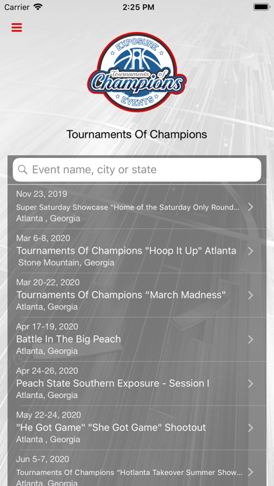 Screenshot #1 pour TOC Exposure Events