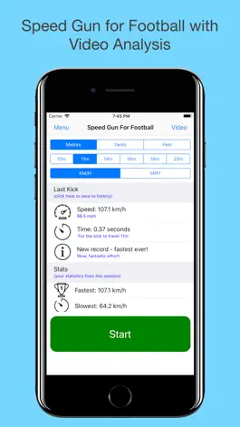 Game screenshot Speed Gun For Football mod apk