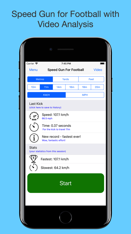 Speed Gun For Football - 4.0.1 - (iOS)