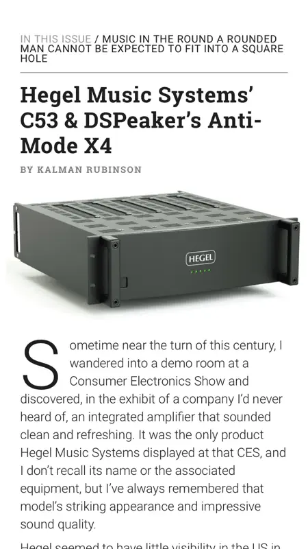 Stereophile screenshot 5 of 5