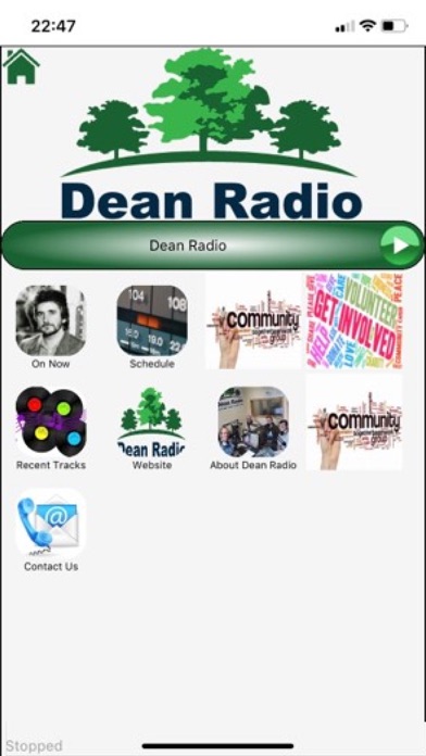 Dean Radio Player iPhone screenshot 1 - Music app