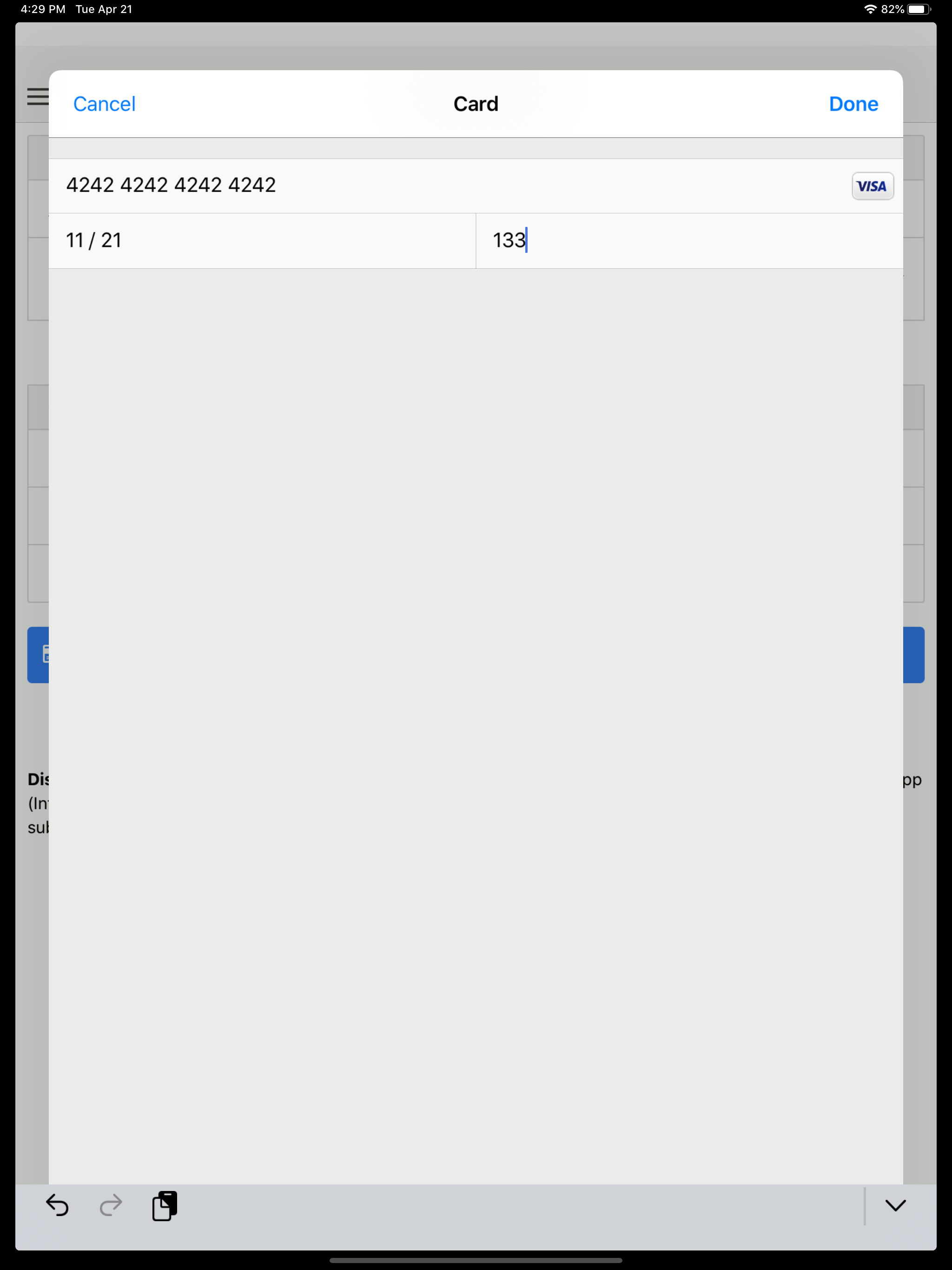 Credit Card Payment screenshot 6
