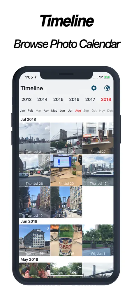 相册地图 - 找到照片的足迹