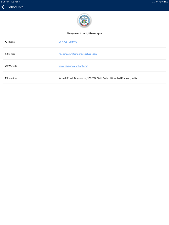 Screenshot #5 pour Pinegrove School