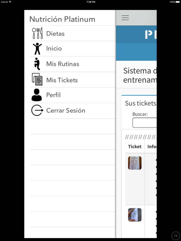 Screenshot #6 pour Nutrición Platinum