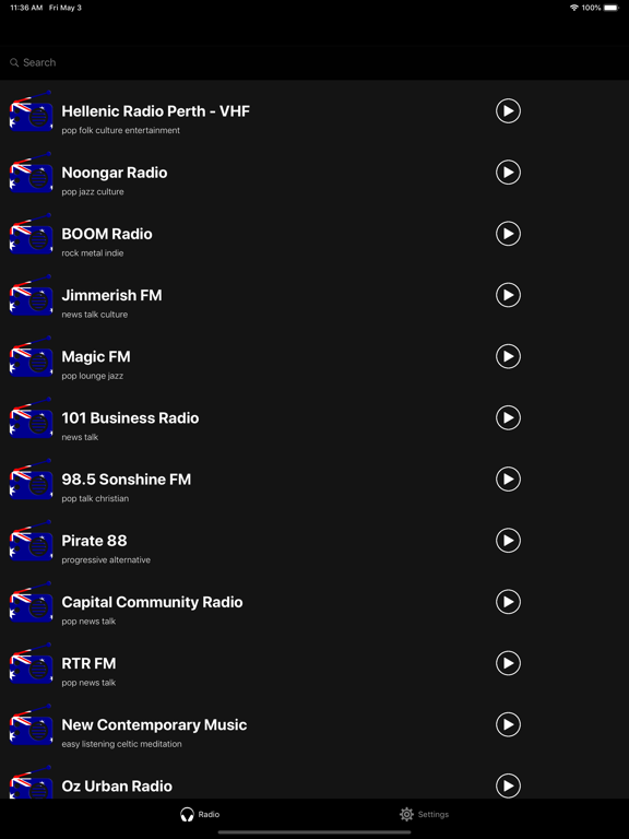 Screenshot #4 pour ourRadio Australia