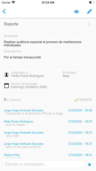 App screenshot