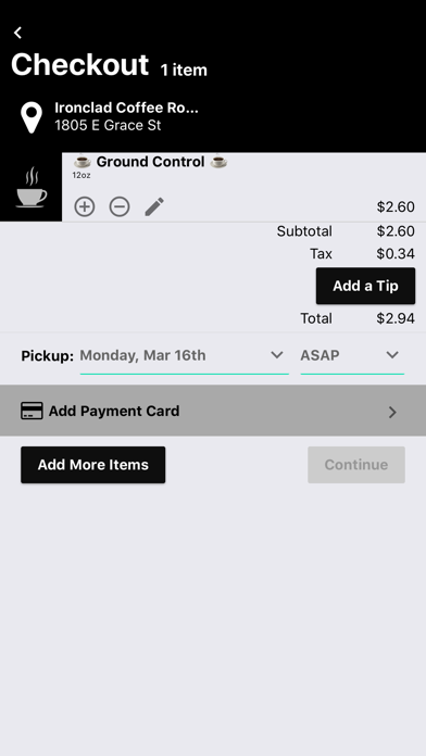 Ironclad Coffee Roasters Screenshot